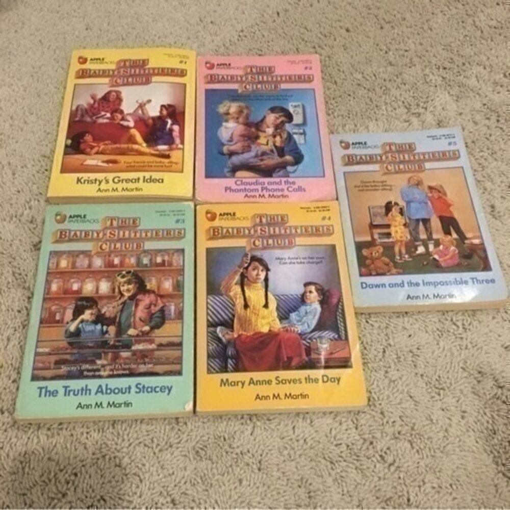 The Baby Sitter’s Club vintage books 1-5